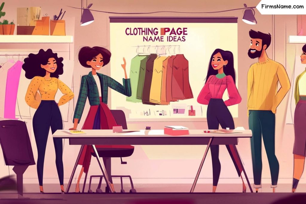 clothing page name ideas